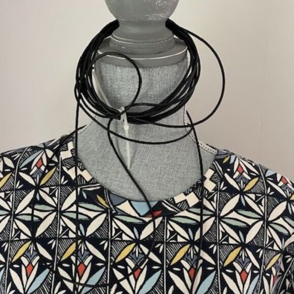 Tory Burch Tribal Drop Waist 100% Cotton Tunic size Large - Picture 5 of 5